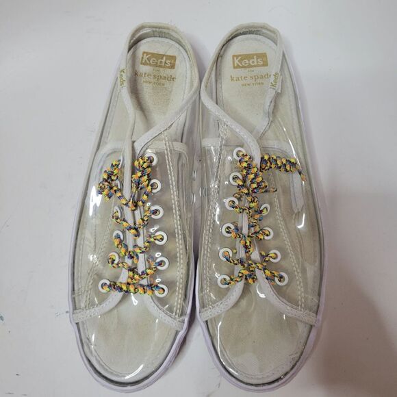 Kate Spade x Keds Kickstart Transparent Jelly Mules - Picture 9 of 12